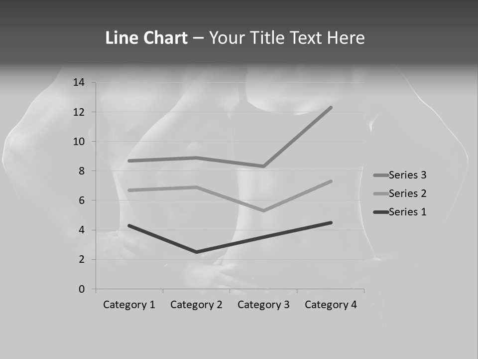 Biceps Fitness Guy PowerPoint Template
