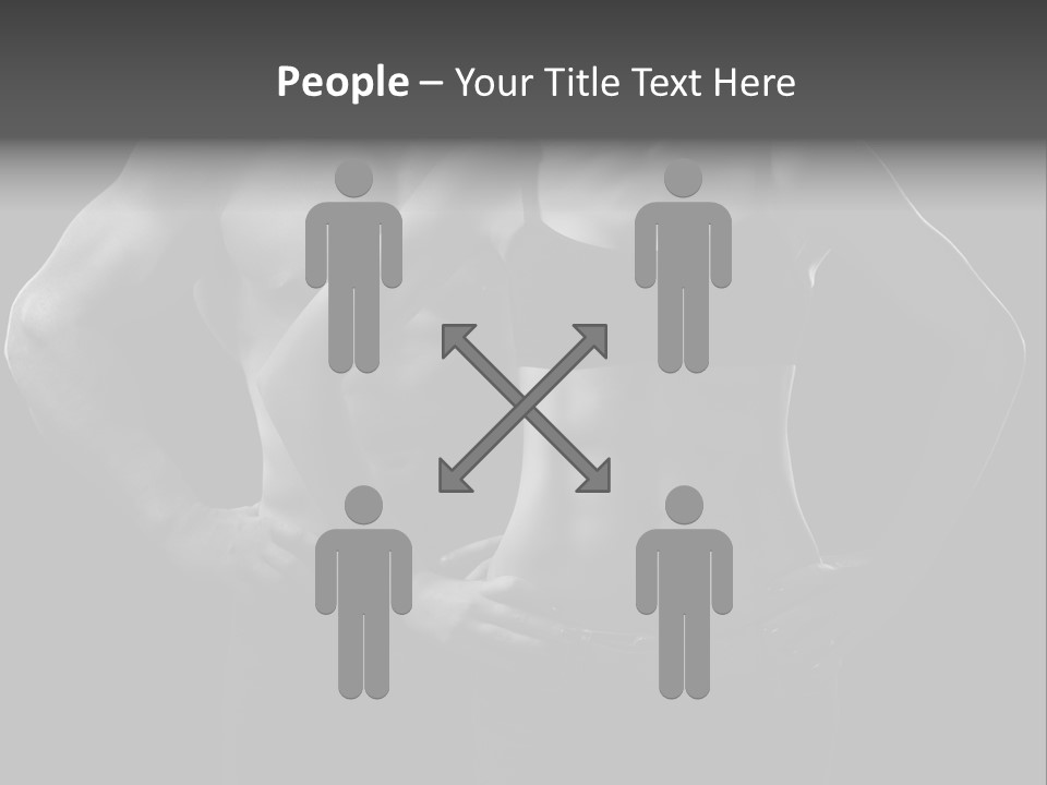 Biceps Fitness Guy PowerPoint Template