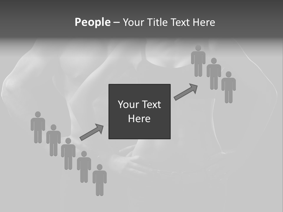 Biceps Fitness Guy PowerPoint Template