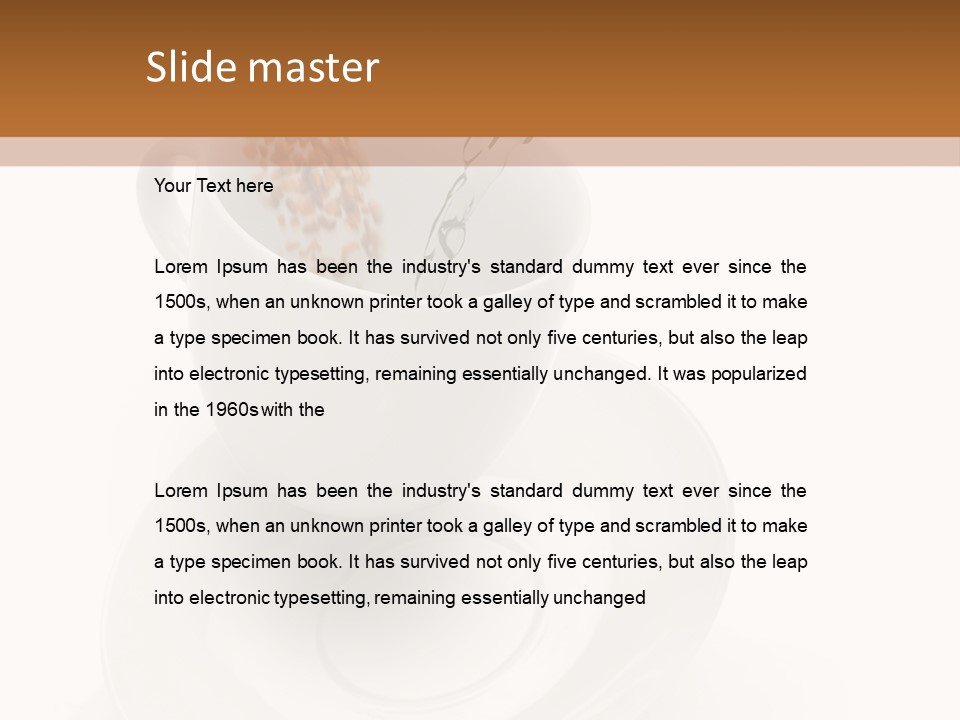 Cleanliness Cream Health PowerPoint Template