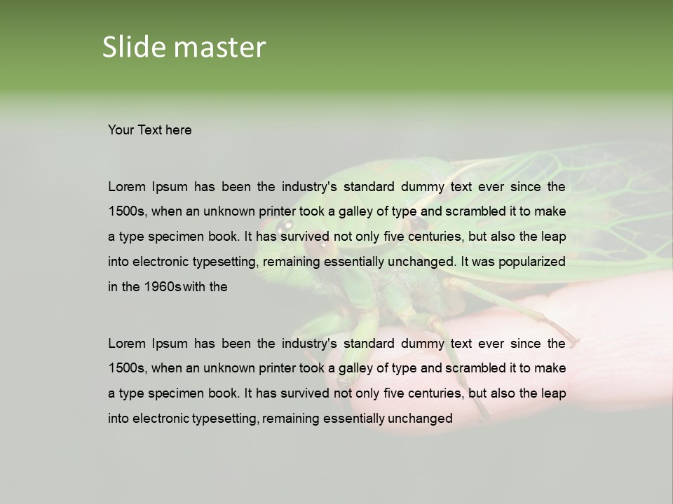 Specimen Closeup Detail PowerPoint Template