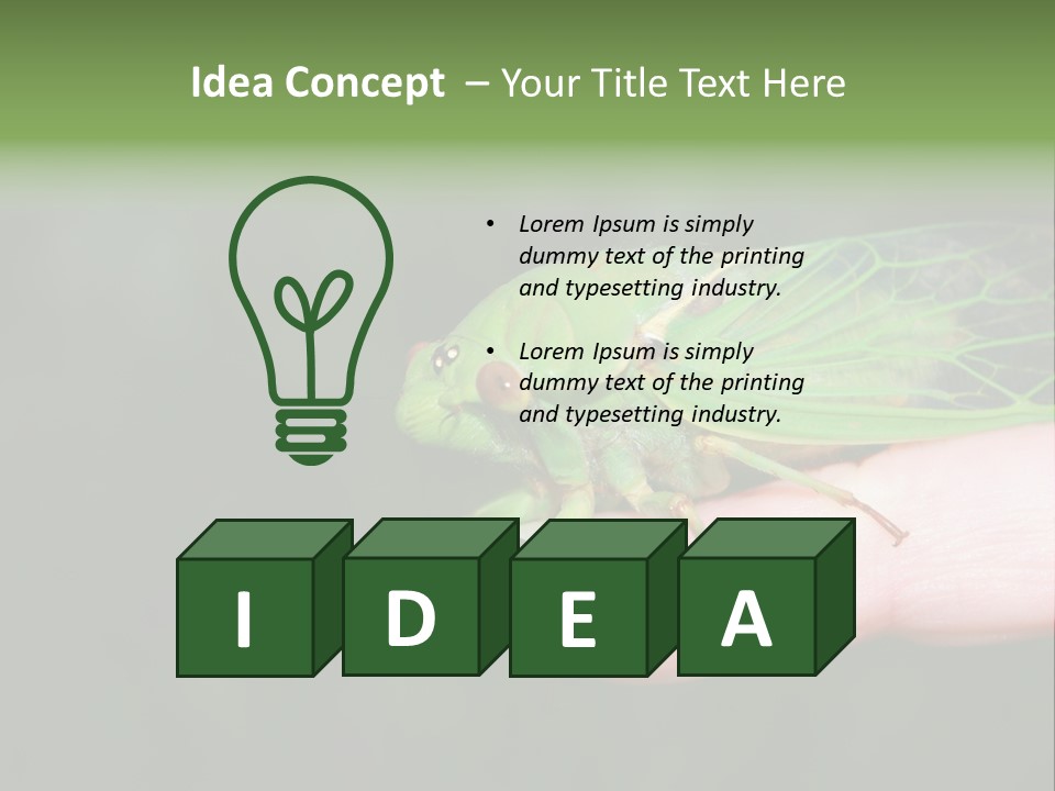 Specimen Closeup Detail PowerPoint Template