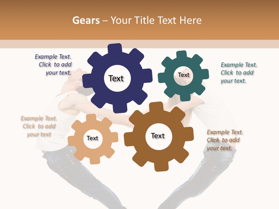 Valentine's Day Dating Dancer PowerPoint Template