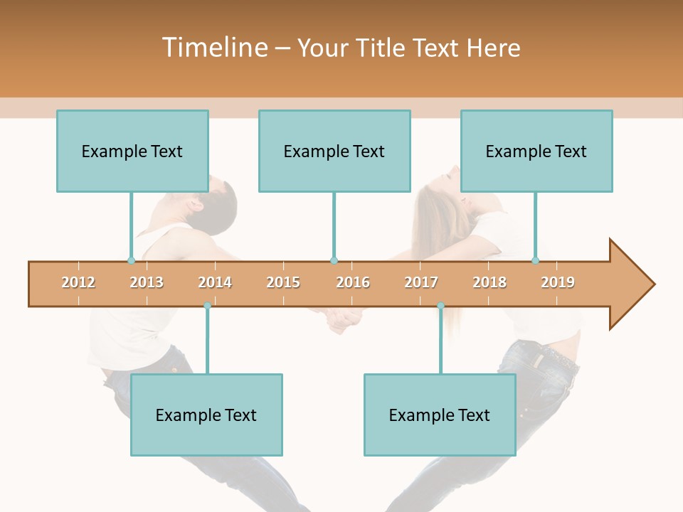 Valentine's Day Dating Dancer PowerPoint Template