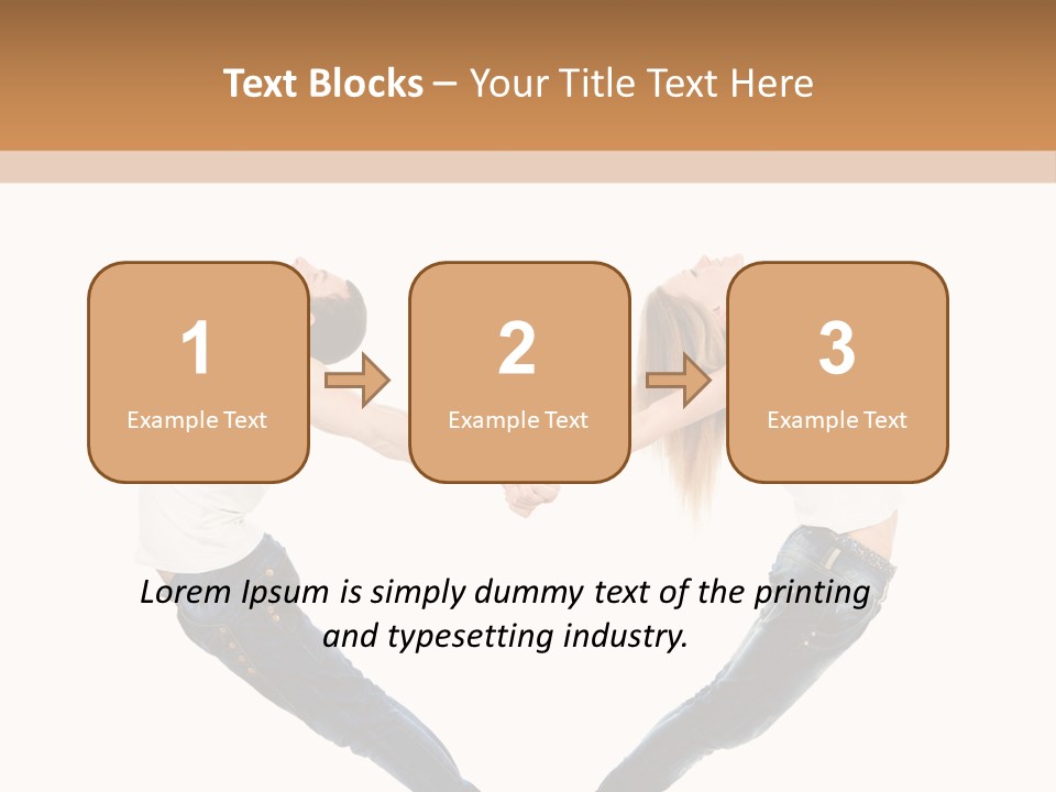 Valentine's Day Dating Dancer PowerPoint Template