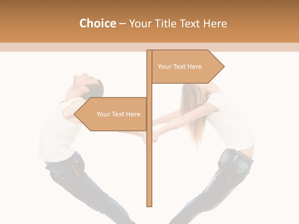 Valentine's Day Dating Dancer PowerPoint Template