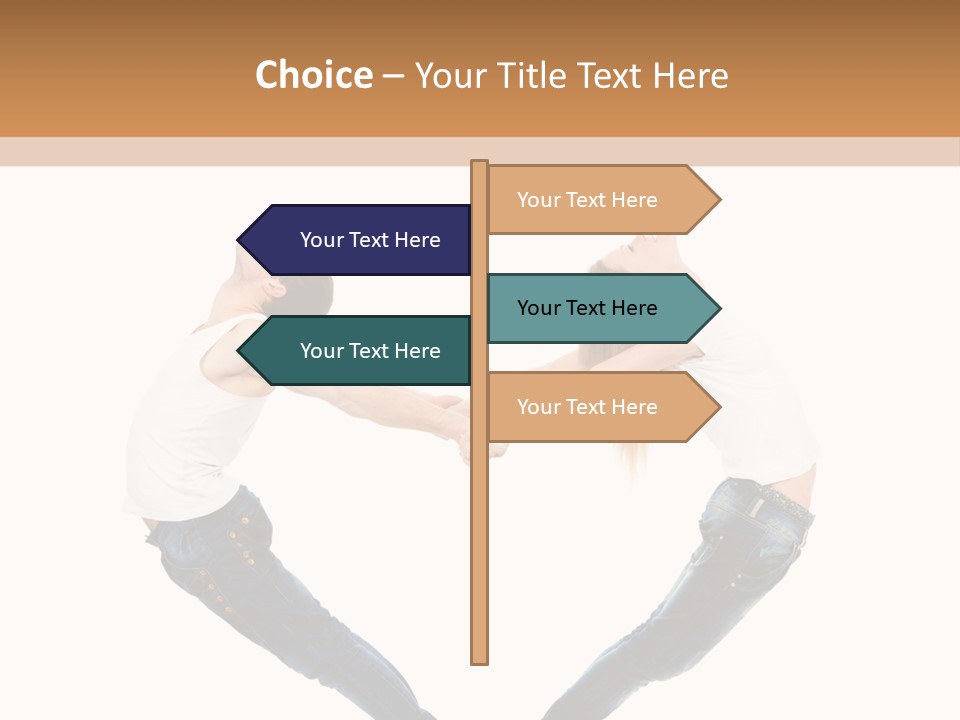 Valentine's Day Dating Dancer PowerPoint Template