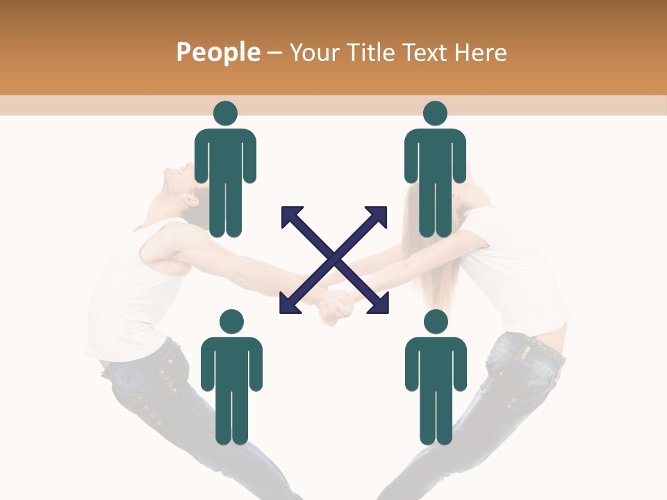 Valentine's Day Dating Dancer PowerPoint Template