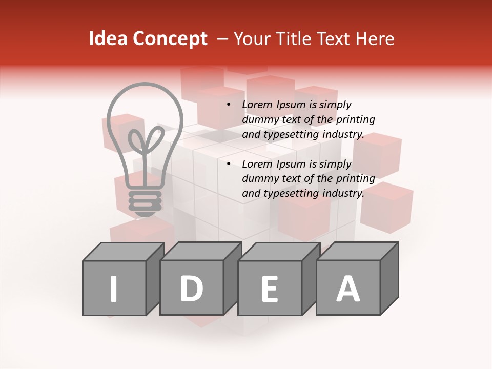 Brainstorming Business Idea PowerPoint Template