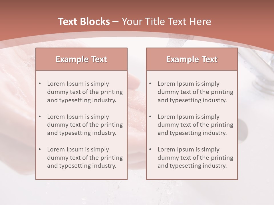 Cleanliness Cream Health PowerPoint Template
