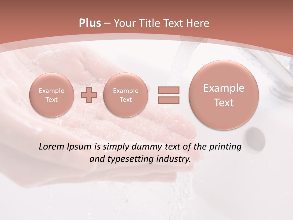 Cleanliness Cream Health PowerPoint Template
