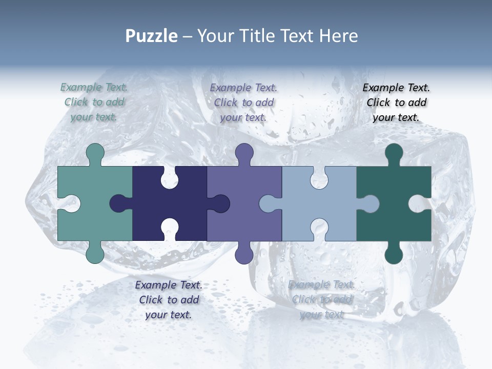 Melt Bar Cold PowerPoint Template