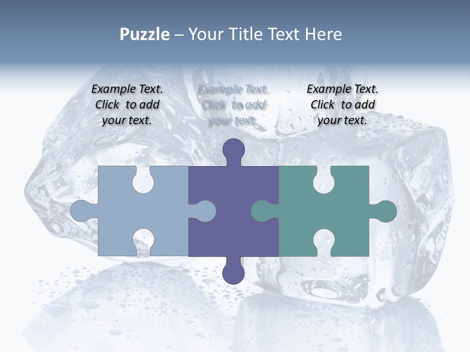 Melt Bar Cold PowerPoint Template