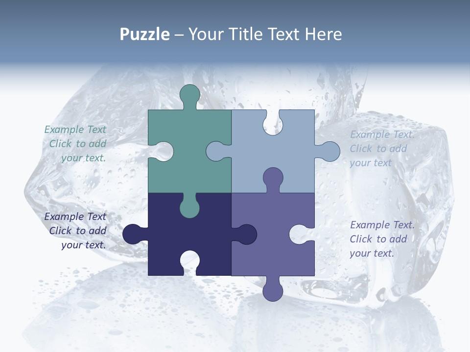 Melt Bar Cold PowerPoint Template