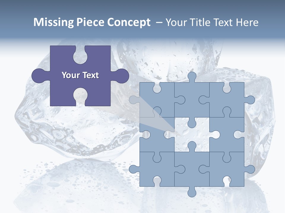 Melt Bar Cold PowerPoint Template