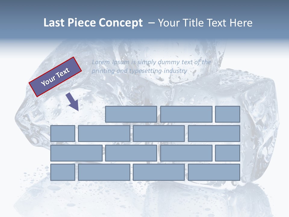 Melt Bar Cold PowerPoint Template