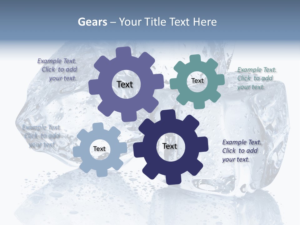 Melt Bar Cold PowerPoint Template