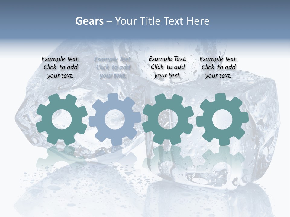 Melt Bar Cold PowerPoint Template