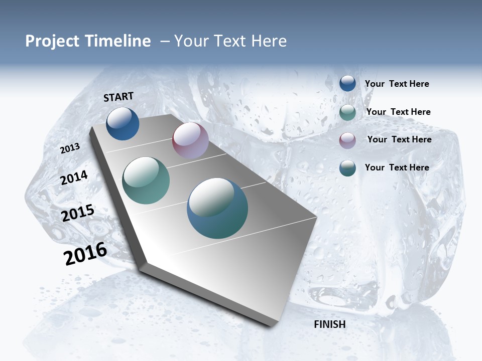 Melt Bar Cold PowerPoint Template