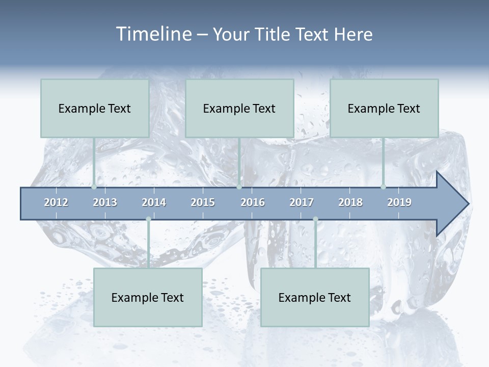 Melt Bar Cold PowerPoint Template