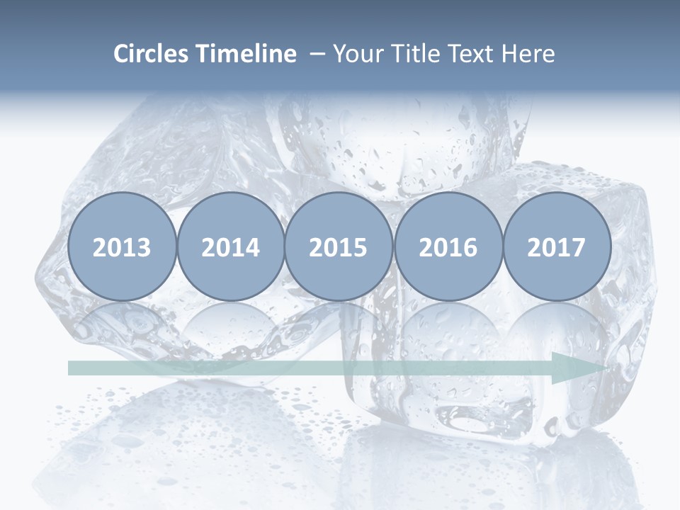 Melt Bar Cold PowerPoint Template