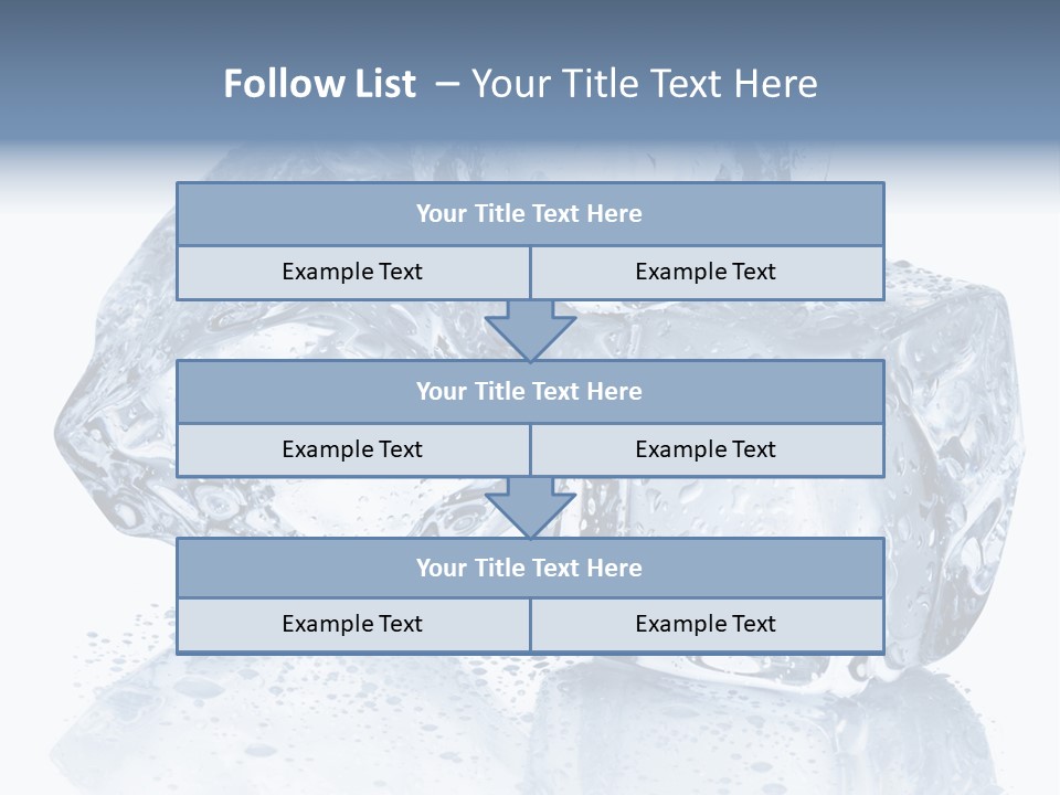 Melt Bar Cold PowerPoint Template
