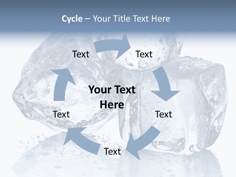 Melt Bar Cold PowerPoint Template