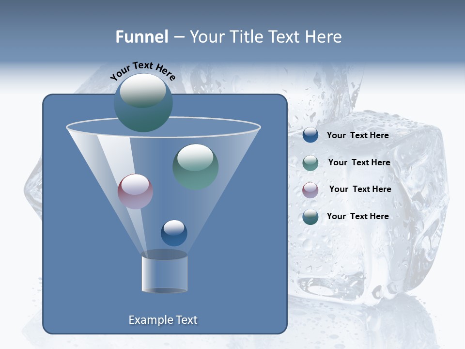 Melt Bar Cold PowerPoint Template