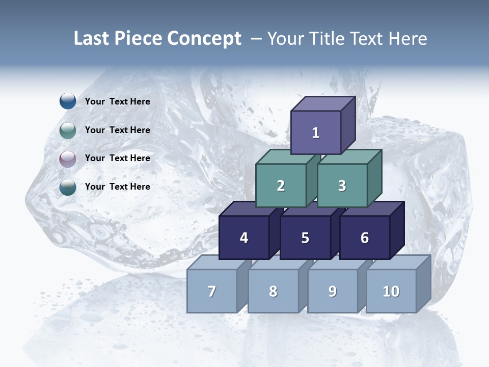 Melt Bar Cold PowerPoint Template