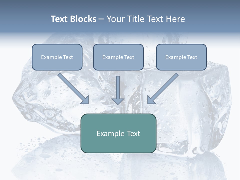Melt Bar Cold PowerPoint Template