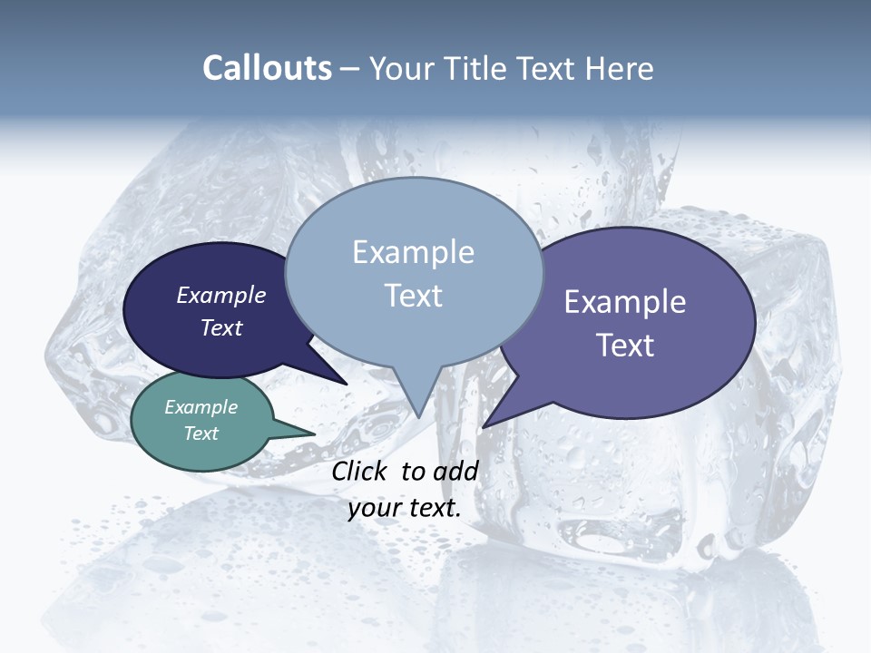 Melt Bar Cold PowerPoint Template