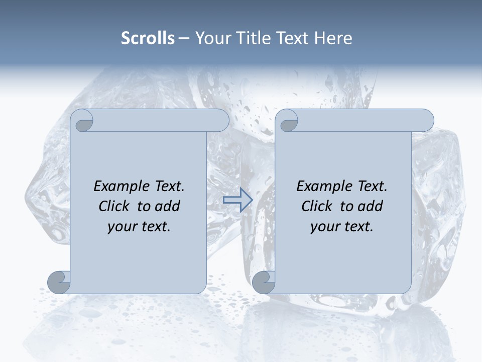 Melt Bar Cold PowerPoint Template