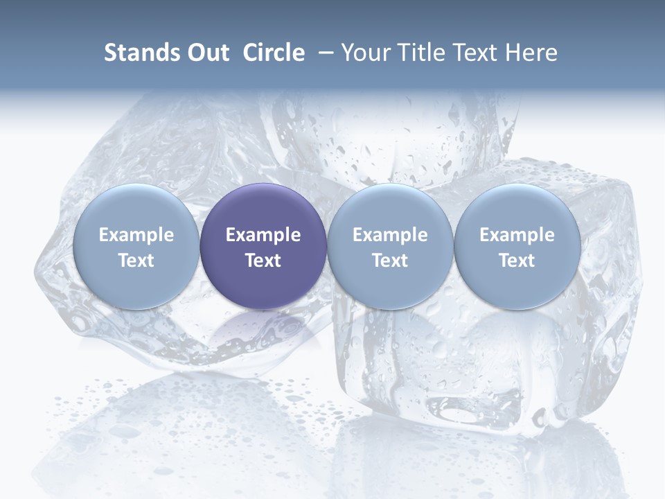 Melt Bar Cold PowerPoint Template