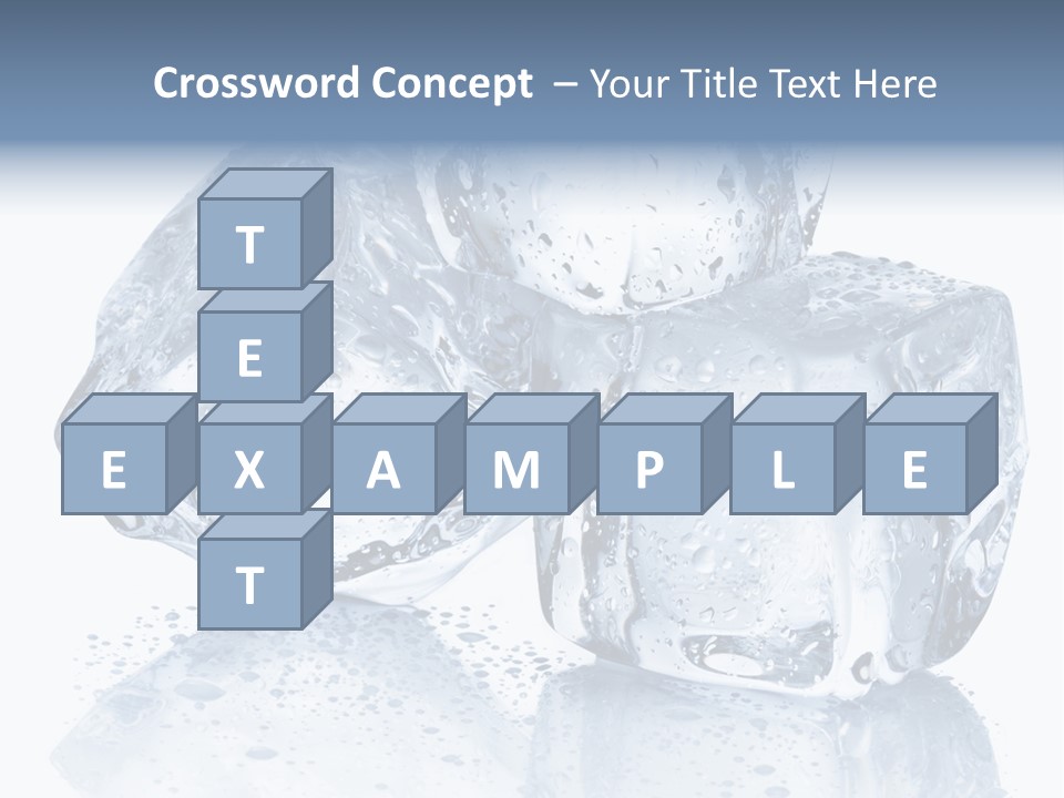 Melt Bar Cold PowerPoint Template