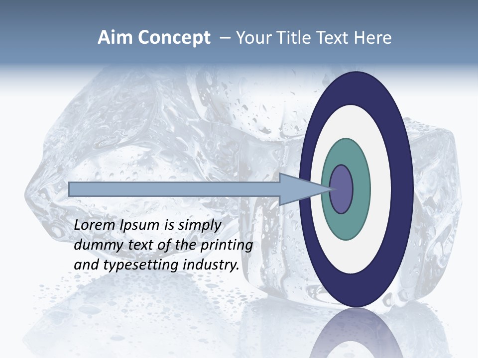 Melt Bar Cold PowerPoint Template