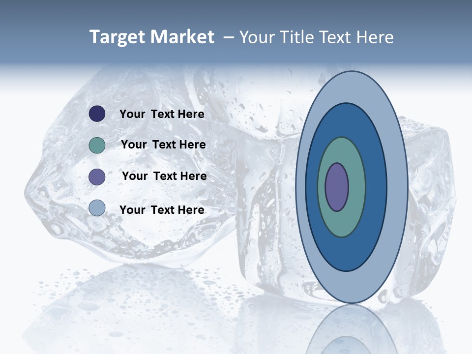 Melt Bar Cold PowerPoint Template