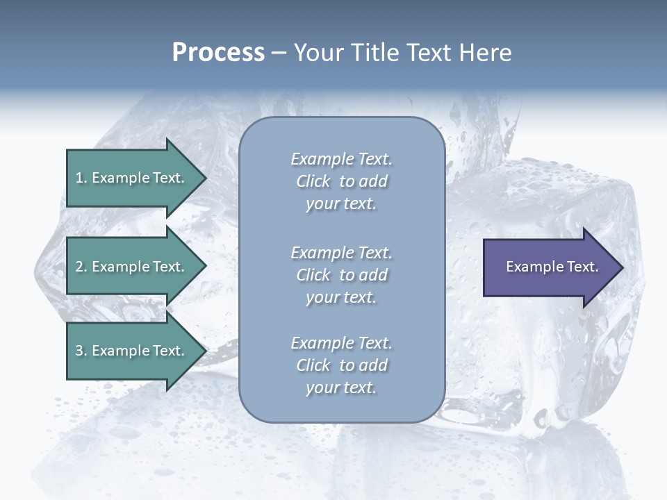 Melt Bar Cold PowerPoint Template