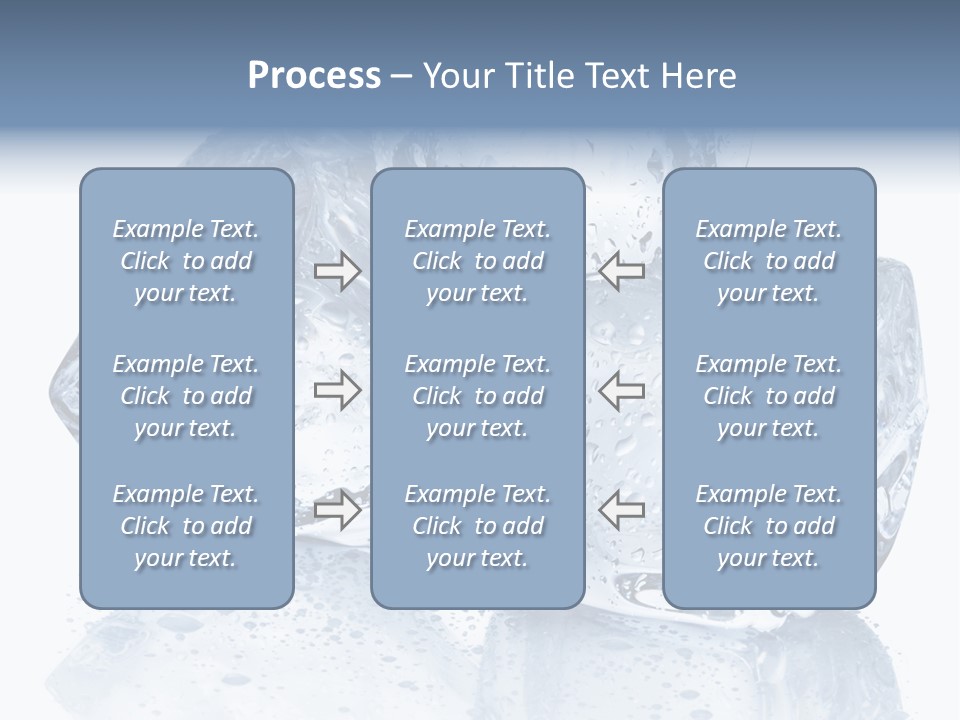 Melt Bar Cold PowerPoint Template