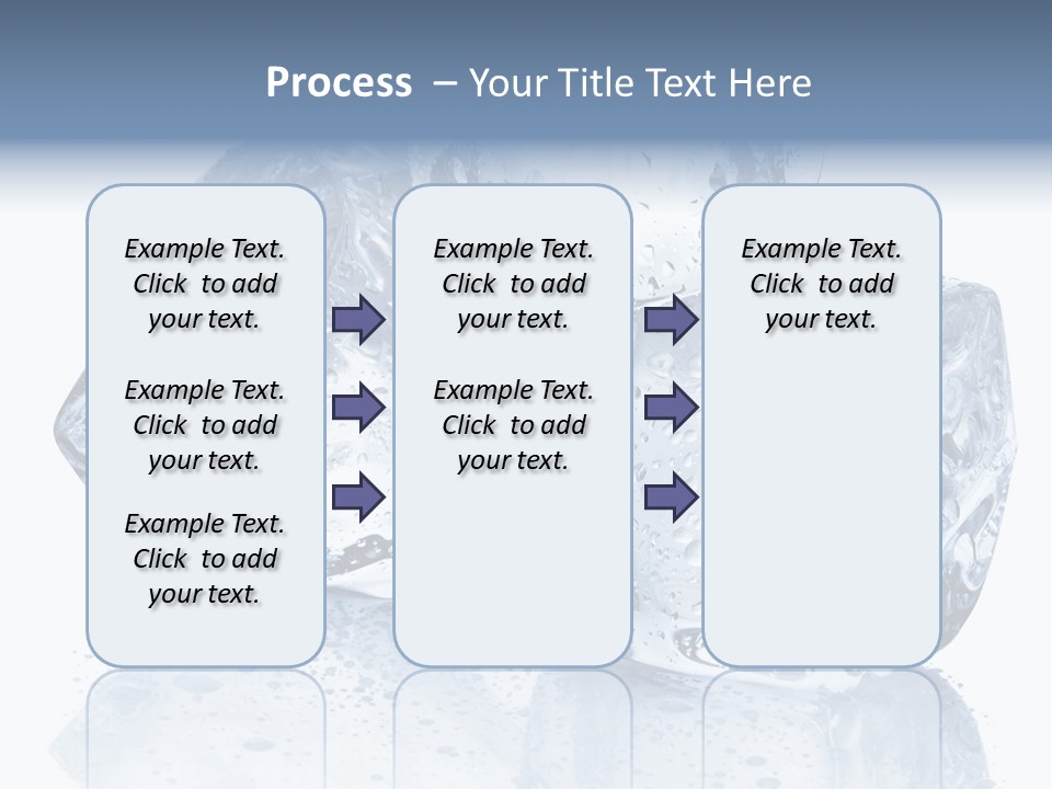 Melt Bar Cold PowerPoint Template