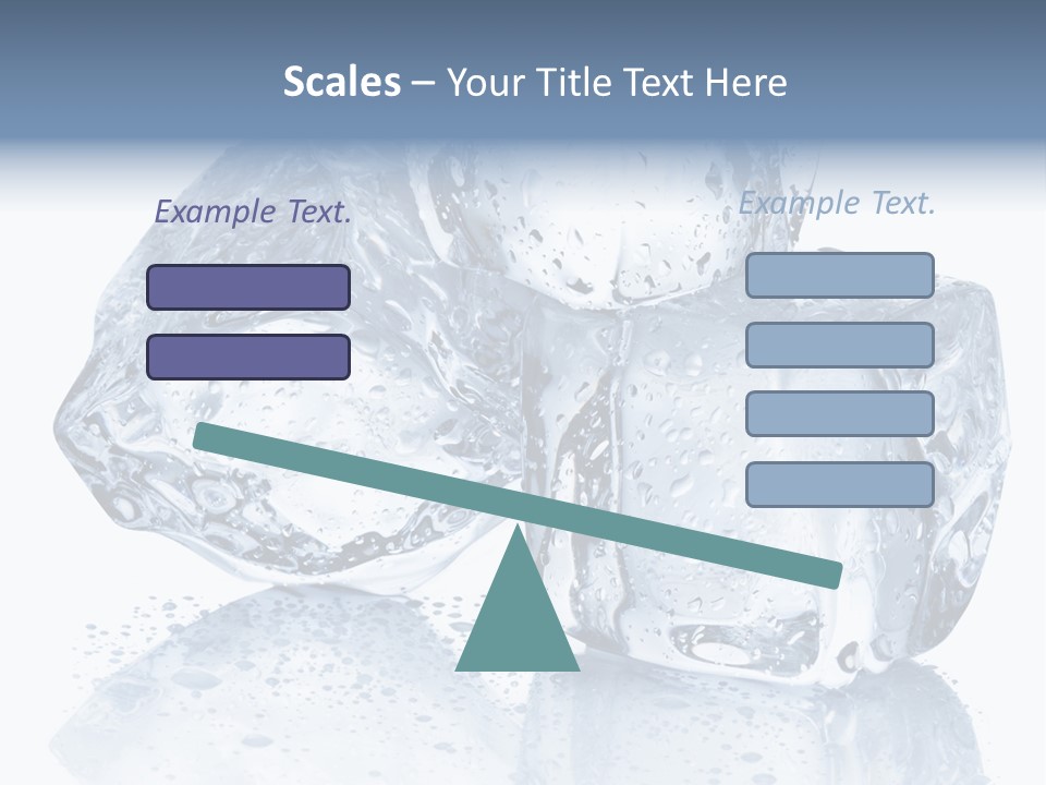 Melt Bar Cold PowerPoint Template
