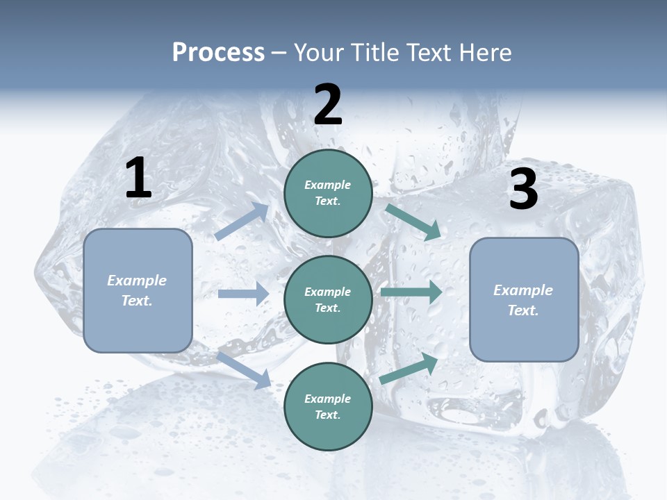 Melt Bar Cold PowerPoint Template
