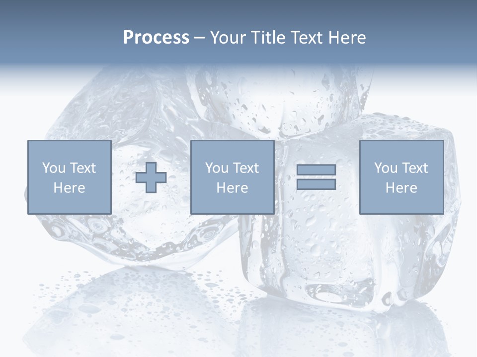 Melt Bar Cold PowerPoint Template