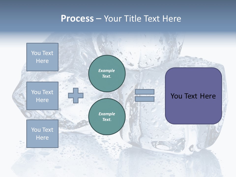 Melt Bar Cold PowerPoint Template