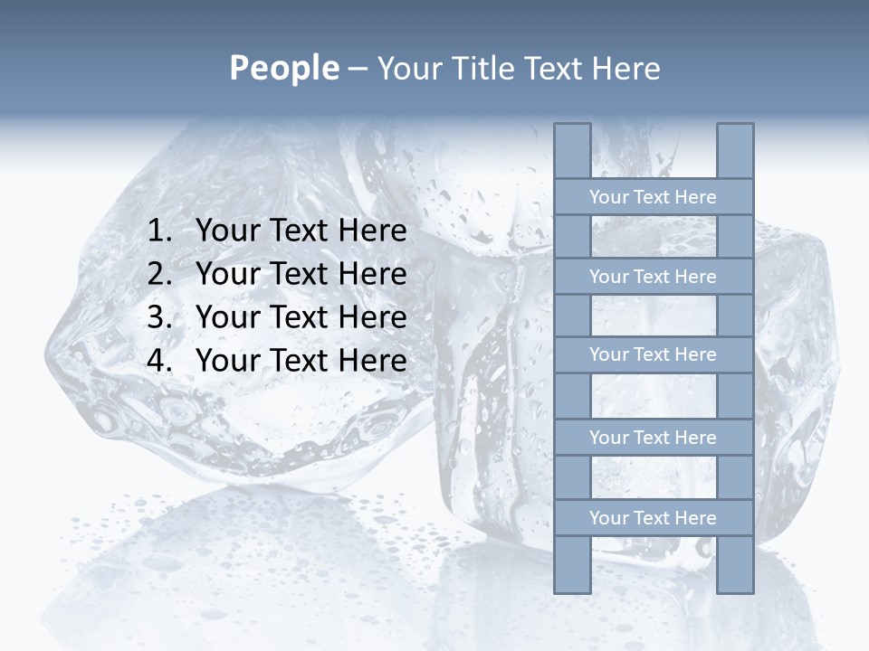 Melt Bar Cold PowerPoint Template
