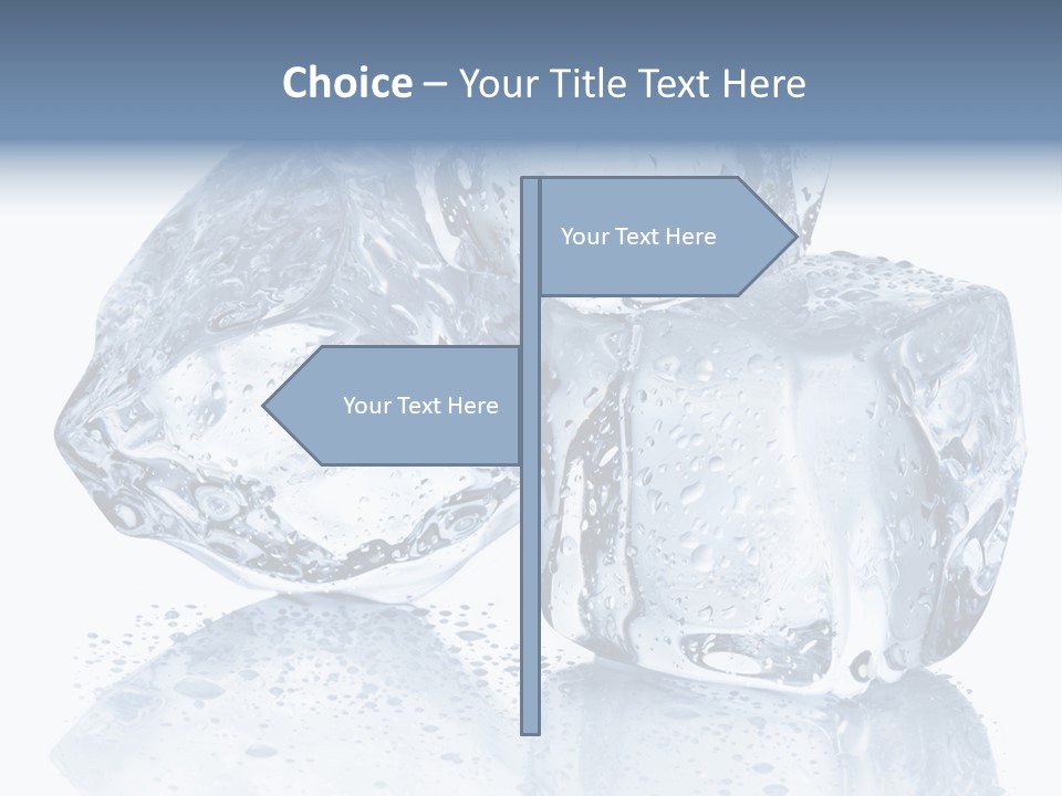 Melt Bar Cold PowerPoint Template