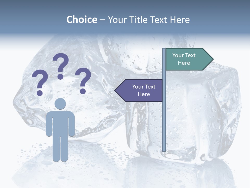 Melt Bar Cold PowerPoint Template