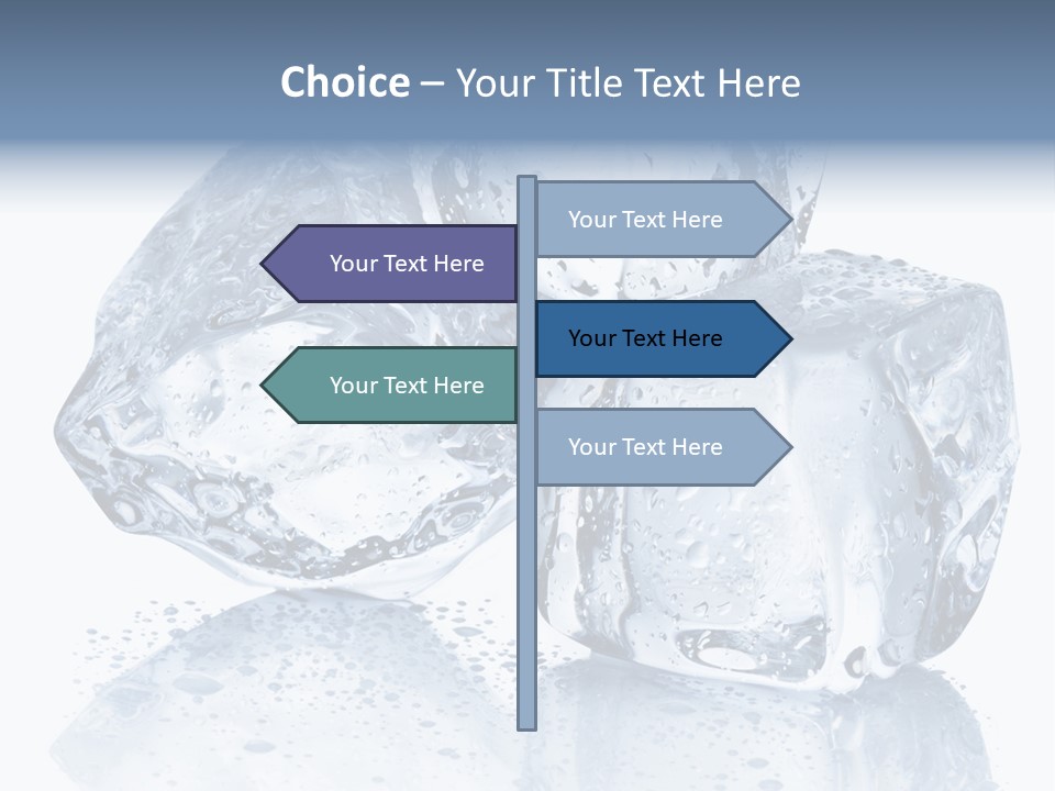 Melt Bar Cold PowerPoint Template