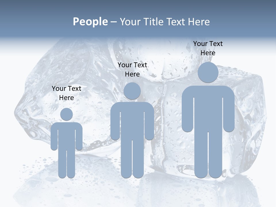 Melt Bar Cold PowerPoint Template