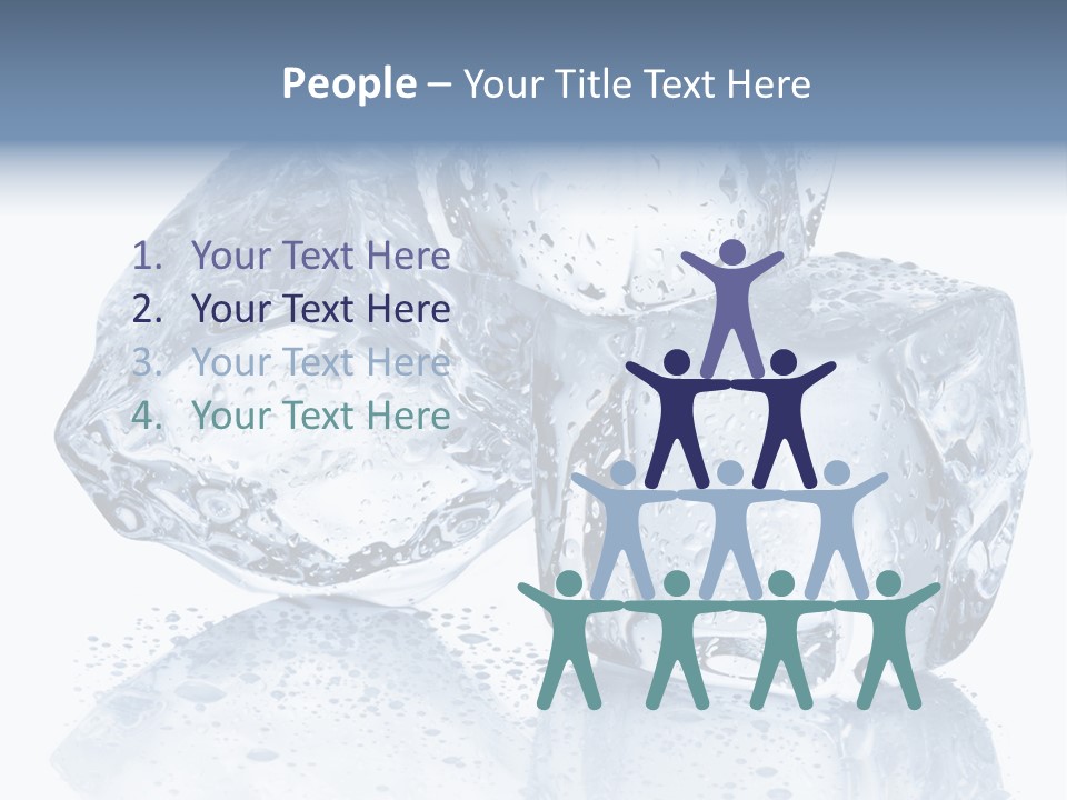 Melt Bar Cold PowerPoint Template