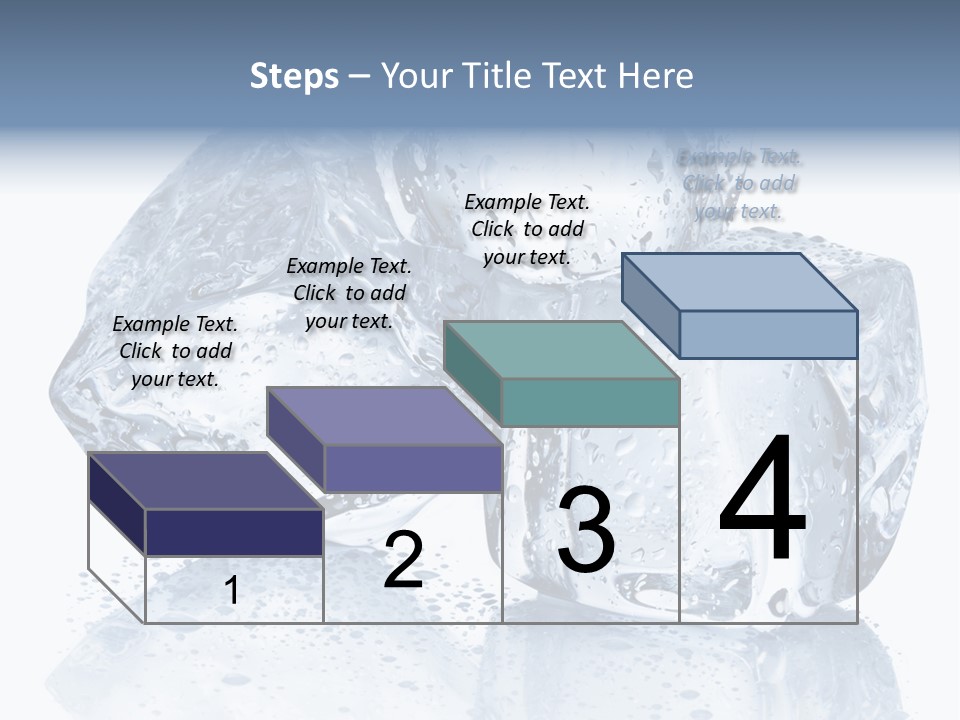 Melt Bar Cold PowerPoint Template